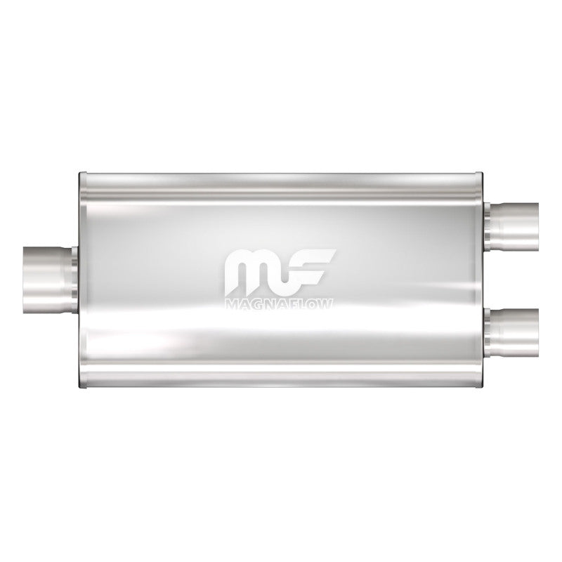MagnaFlow Muffler Mag SS 22X5X11 2.5/3.50 D/C 12587