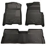 Husky Liners 09-12 Honda Pilot (All) WeatherBeater Combo Black Floor Liners (One Piece for 2nd Row) 98421