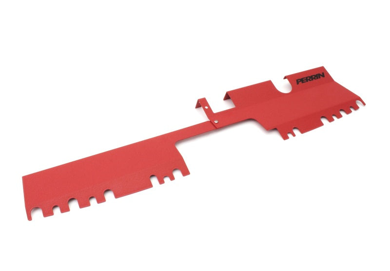 Perrin 15-21 WRX/STI Radiator Shroud (With OEM Intake Scoop) - Red PSP-ENG-512-4RD