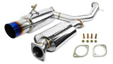 ISR Performance GT Single Exhaust With Burnt Tip - Nissan 370Z IS-GT-370Z-BT