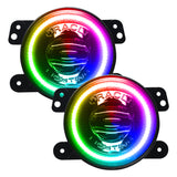 Oracle Jeep Wrangler JK/JL/JT High Performance W LED Fog Lights - ColorSHIFT - Dynamic 5846-332