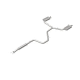 MagnaFlow Cat-Back SS 2.25/2.5 pulgadas Salida trasera doble dividida Punta pulida de 3 pulgadas 2015 Chev Impala 3.6L V6