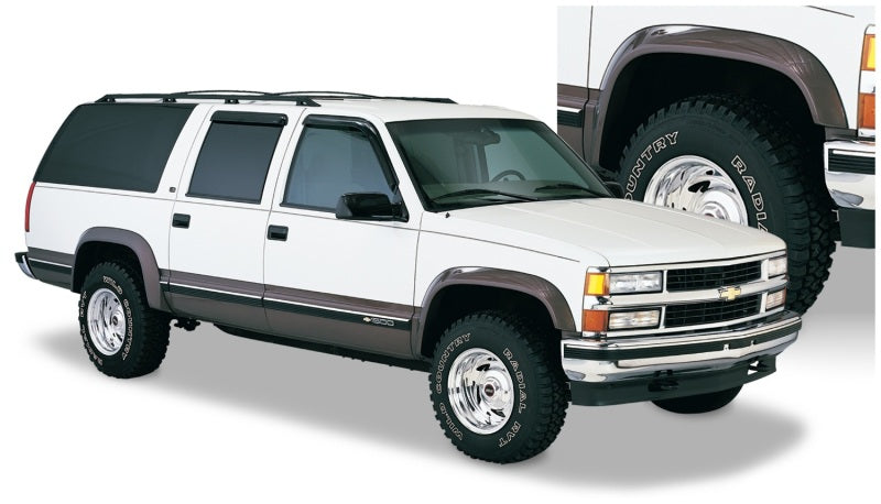 Bushwacker 88-99 Chevy C1500 Extend-A-Fender Style Flares 4pc - Black 40901-01