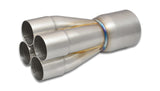 Vibrant 4-1 SS Merge Collectors (2in Inlet Slipover ID 3in Merge Outlet OD) - Sold Individually 10308