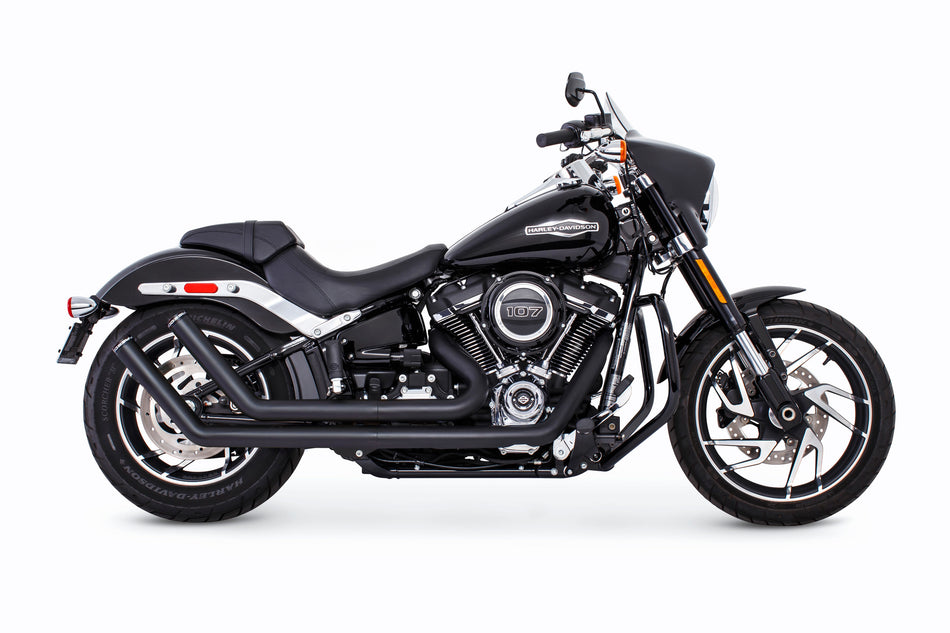 FREEDOM Upsweep W/Star End Cap Black M8 Softail HD00760