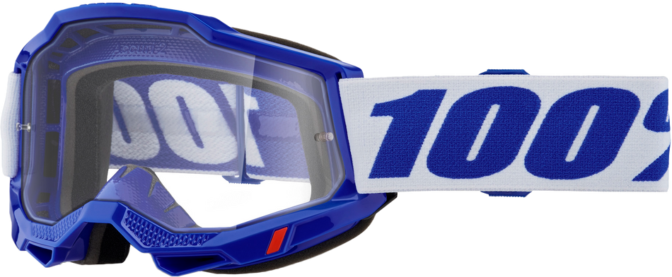 100% Accuri 2 Goggle Blue Clear Lens 50013-00039