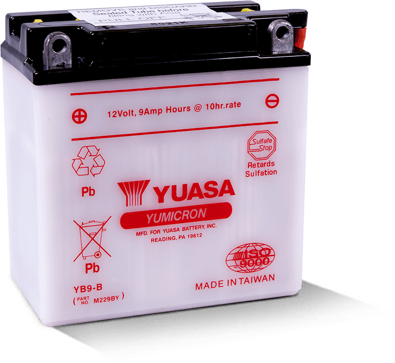 Yuasa YB9-B Yumicron 12 Volt Battery YUAM229BY