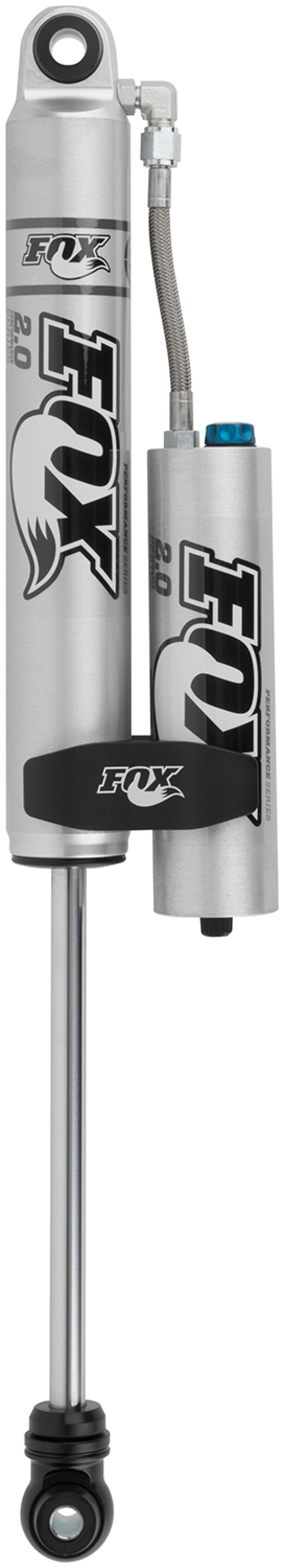 Fox 2.0 Factory Series 11.1in. Smooth Body Res. Shock w/CD Adj. / Std Travel / Eyelet Ends - Black 985-26-053