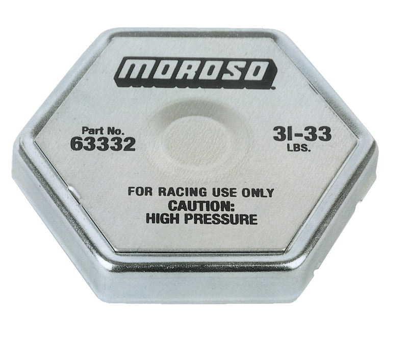 Moroso Racing Radiator Cap - 31-33lbs 63332