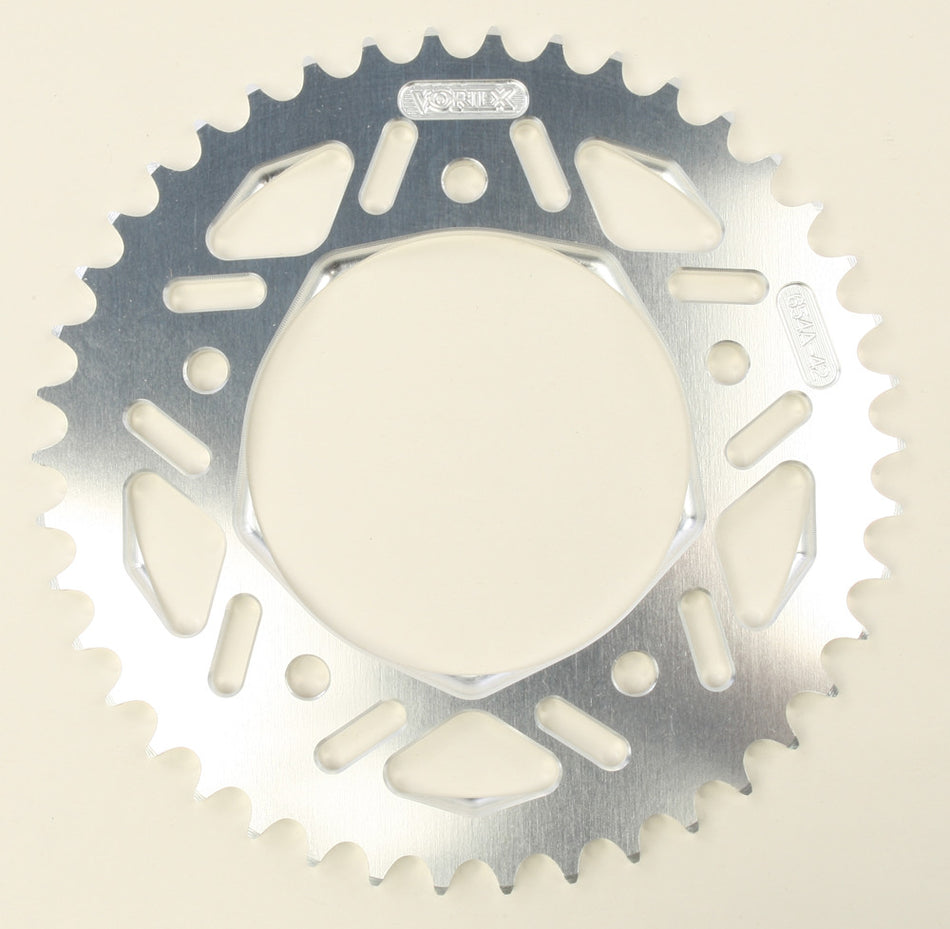 VORTEX Rear Sprocket Aluminum 42t-520 Sil Yam 654A-42