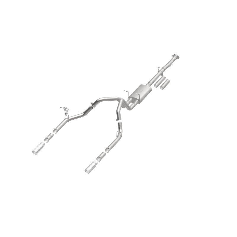 MagnaFlow Stainless Cat-Back Exhaust 2015 Chevy Silverado 2500HD 6.0L Dual Split Rear Exit 4in 19027