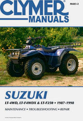 CLYMER Repair Manual Suz King Quad/Runner CM4832