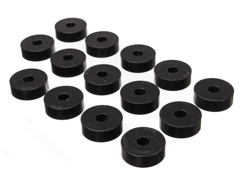 Energy Suspension 55-73 Jeep CJ5/CJ7/CJ8 Scrambler Black Body (Cab) Mount Set 2.4101G