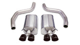 Corsa 06-13 Chevrolet Corvette C6 Z06 7.0L V8 Black Sport Axle-Back Exhaust 14164BLK