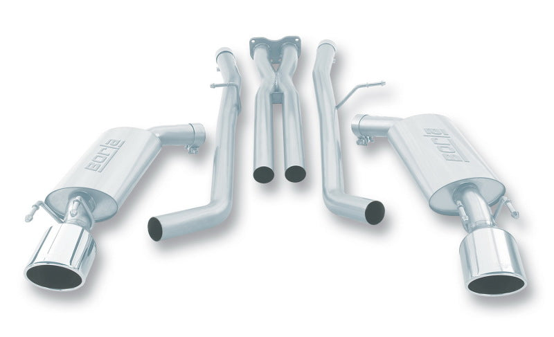 Borla 05-06 Pontiac GTO Coupe 2dr 6.0L 8cyl AT/MT 4spd/6spd RWD SS Catback Exhaust w/ inXin Pipe 140165