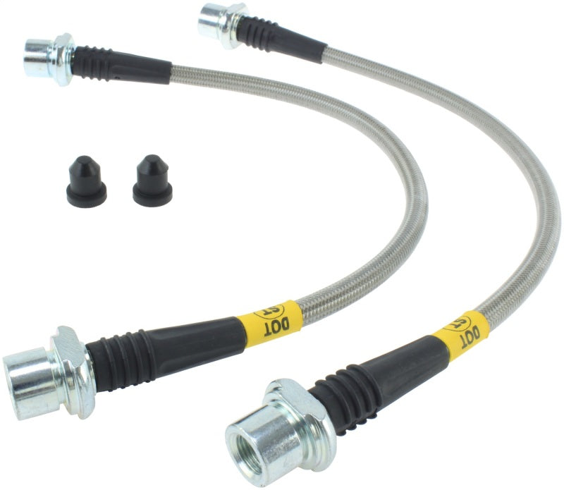 StopTech 08-12 Toyota Sequoia/07-12 Tundra Front Stainless Steel Brake Lines 950.44023