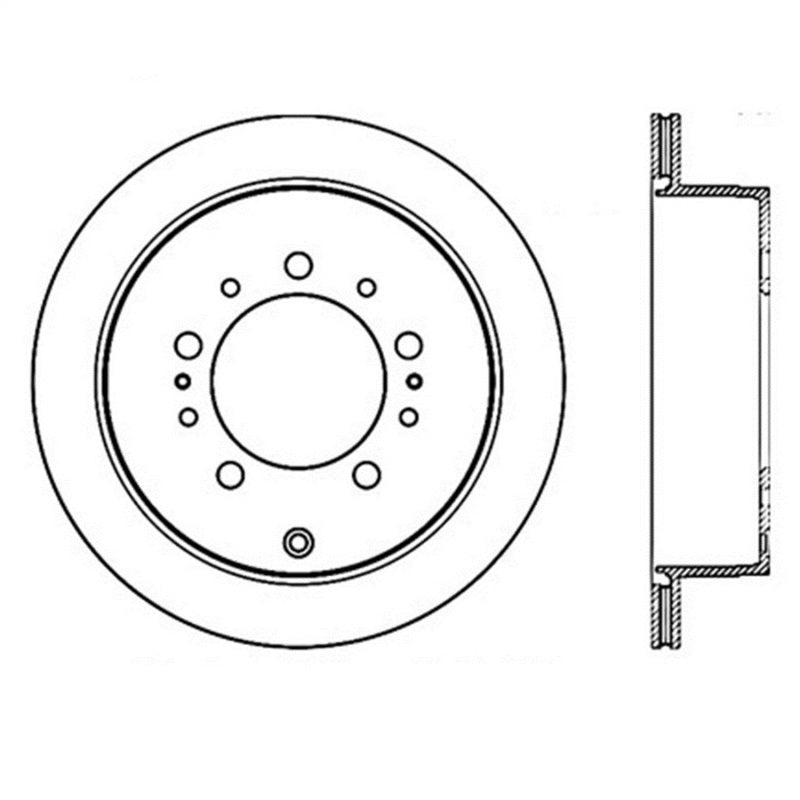 StopTech Slotted & Drilled Sport Brake Rotor 127.44157L