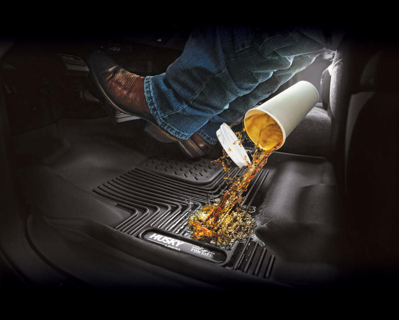 Husky Liners 14-16 Toyota Tundra CrewMax Cab Pickup X-Act Contour Black 2nd Seat Floor Liner 53841