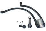 J&L 2018-2023 Ford Mustang GT Driver Side Oil Separator 3.0 - Clear Anodized 3024D-C