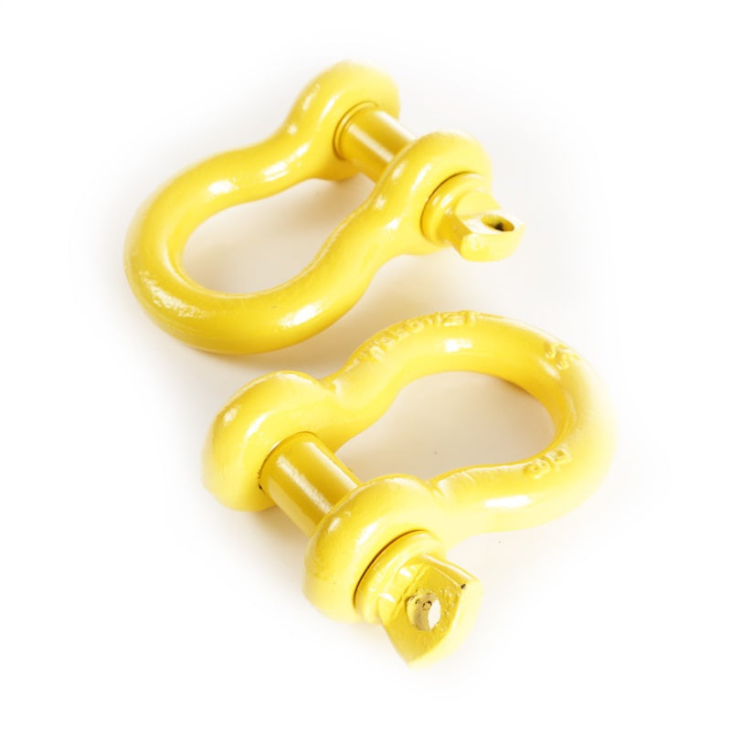Rugged Ridge Yellow 7/8in D-Rings 11235.14
