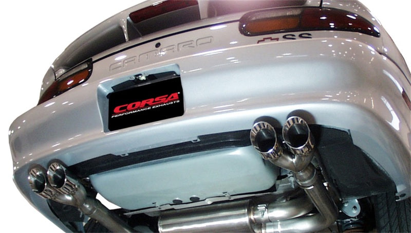 Corsa 98-02 Chevrolet Camaro Convertible Z28 5.7L V8 LS1 Polished Sport Cat-Back Exhaust 14143