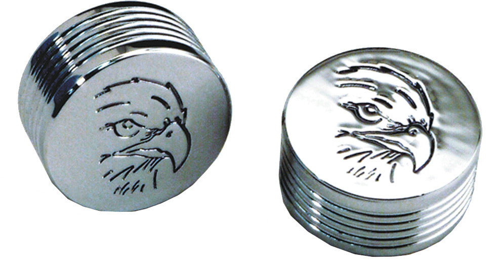 CY-CHROME Bolt Cover M8 Eagle Button Head 4/Pk MCS047