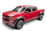Bushwacker 19-23 Chevrolet Silverado 1500 (Excl. ZR2) Pocket Style Fender Flares 4pc - Smooth Black 40992-02