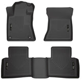 Husky Liners 19-23 Nissan Altima WeatherBeater Black Front & Second Seat Floor Liner 99381