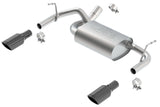 Borla 12-16 Jeep Wrangler 3.6AT/MT 4WD 2+4DR S/ SQ /RL/AC SR 2.5in, 2in Tip 3.5 sqx8 Black Chrome 11834BC