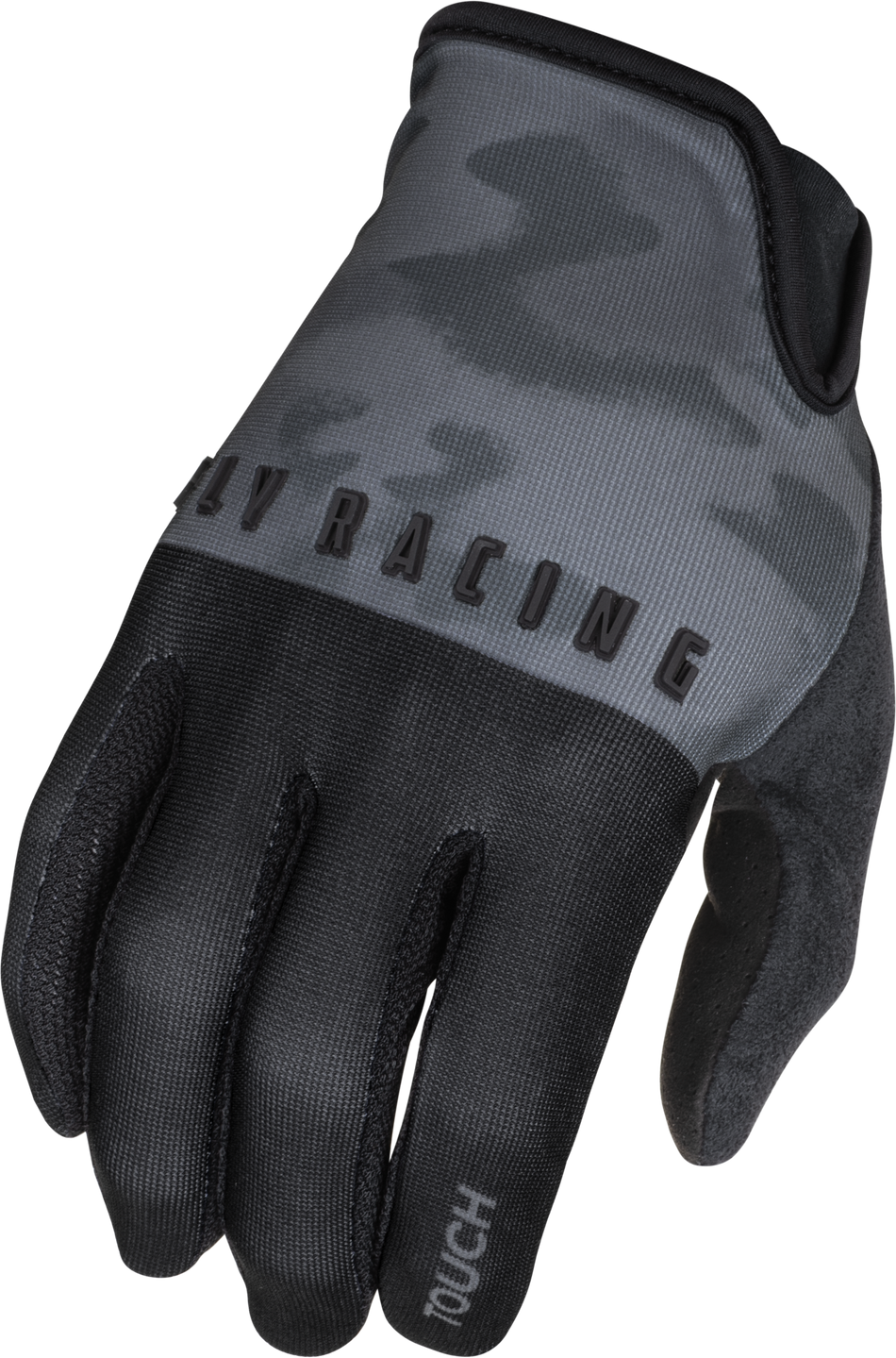 FLY RACING Youth Media Gloves Black/Grey Camo Yl 350-0121YL