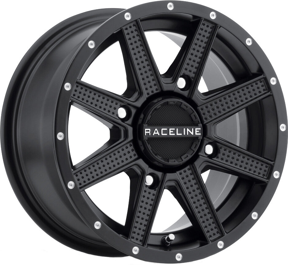 RACELINE Hostage Wheel 12x7 4/156 4+3 (+5mm) Black A92B-27056+10