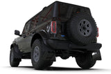 Rally Armor 21-22 Ford Bronco (Plstc Bmpr + RR - NO Rptr/Sprt) Blk Mud Flap w/Met. Blk Logo MF85-RR-PL-MBK