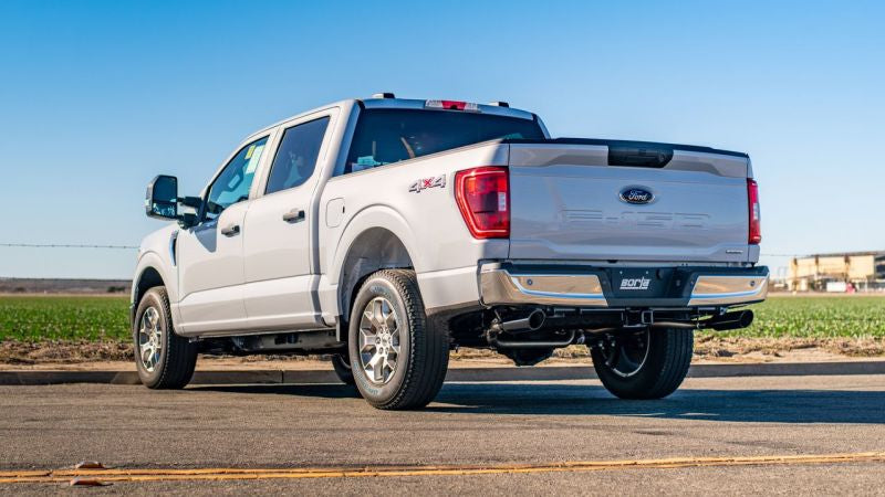 Borla F-150 2021 5.0L 4dr CC SB EC STB Lariat/KR/Pltm/LTD 3/2.25 SRE Cat-Back Touring Black CHR Tips 140865BC