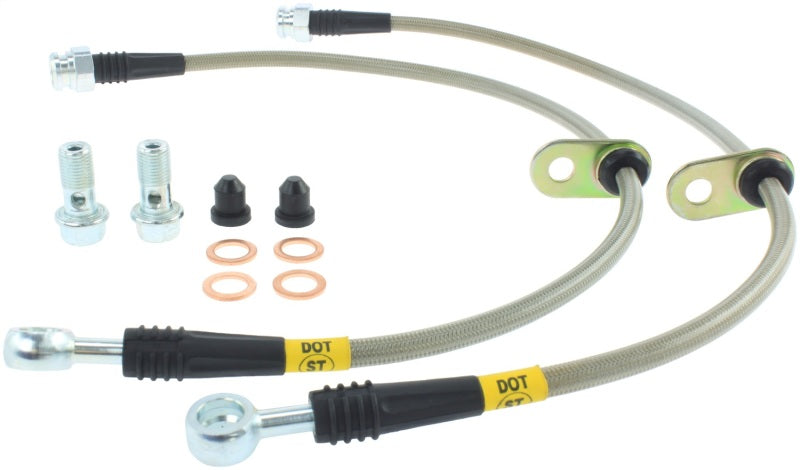 StopTech 09 Acura TSX / 08 Honda EX/EX-L / 09 Accord Coupe & Sedan Stainless Steel Front Brake Lines 950.40013