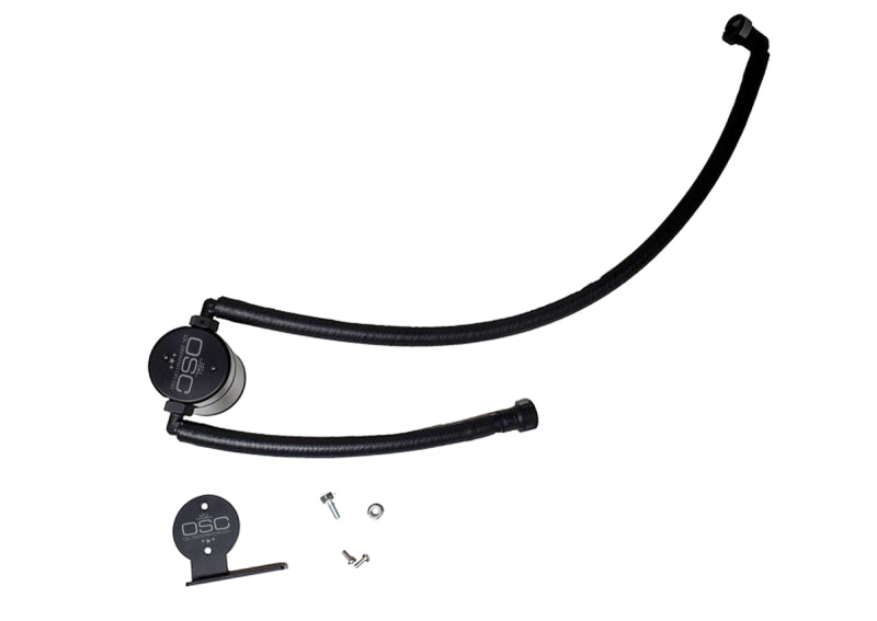 J&L 20-23 Chevrolet Corvette 6.2L LT2 Targa Top Passenger Side Oil Separator 3.0 - Black Anodize 3088P-B