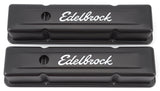 Edelbrock Valve Cover Signature Series Chevrolet 1959-1986 262-400 CI V8 Tall Black 4643