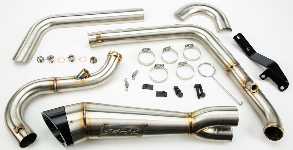 TBR Comp S 2in1 Exhaust Dyna W/Turnout Brushed 005-5130199