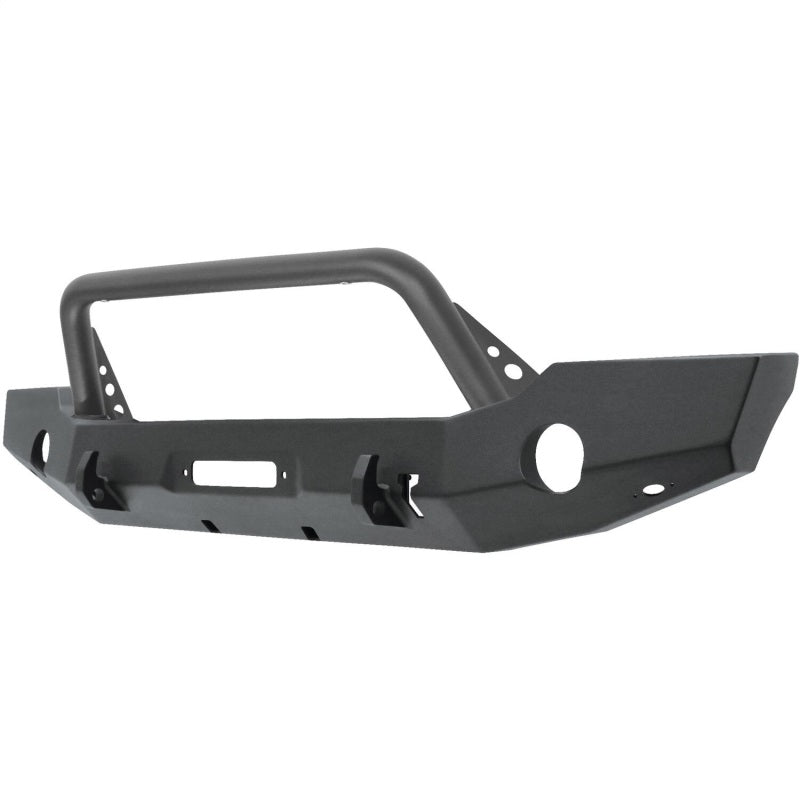 Westin 18-19 Jeep Wrangler JL WJ2 Full Width Front Bumper w/Bull Bar Textured Black 59-80115