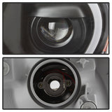 xTune Toyota Tacoma 12-15 Headlights - Light Bar DRL - Black PRO-JH-TTA12-LBDRL-BK 9037542