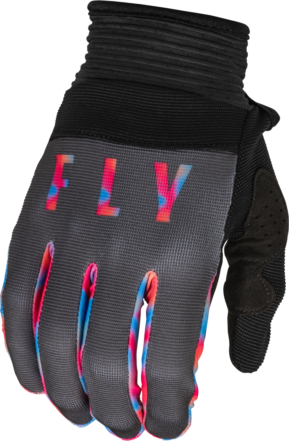 FLY RACING F-16 Gloves Grey/Pink/Blue 2x 376-8112X