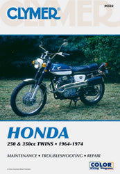 CLYMER Repair Manual Hon 250-350cc Twin CM322