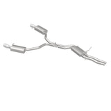 MagnaFlow Sys C/B 12-15 Audi A6 / A7 3.0L V6 SS 2.5in Dual Split Rear Ext 4in Tips 19159