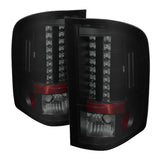 Spyder Chevy Silverado 07-13 LED Tail Lights Blk Smke ALT-YD-CS07-LED-BSM 5078032