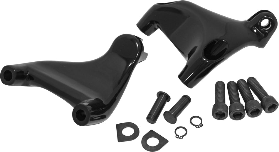 HARDDRIVE Passenger Peg Mounts Black Sportster 04-11 16-225B