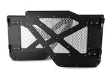 DV8 18-22 Jeep 4 Door JL/JT Aluminum Half Doors with Perforated Mesh Rear HDJL-01R