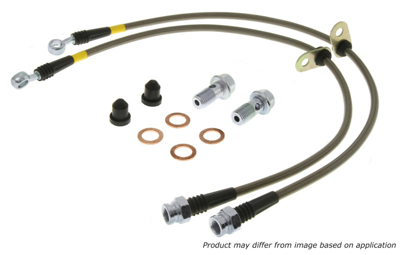 StopTech Lotus 05-11 Elise/06-10 Exige Front Stainless Steel Brake Line Kit 950.23