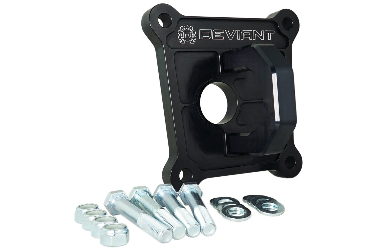 DEVIANT RACE PARTS Radius Arm Plate W/Eyelet Pol 45504