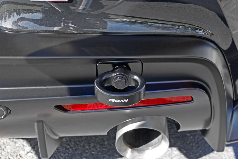 Perrin 2020 Toyota Supra Tow Hook Kit (Rear) - Black PTP-BDY-250BK