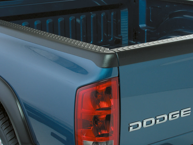 Bushwacker 02-08 Dodge Ram 1500 Fleetside Bed Rail Caps 76.3in Bed - Black 59513