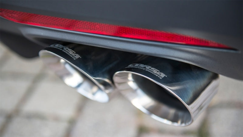 Corsa 15-16 Ford Mustang GT 5.0 3in Cat Back Exhaust Polish Quad Tips (Xtreme) 14335
